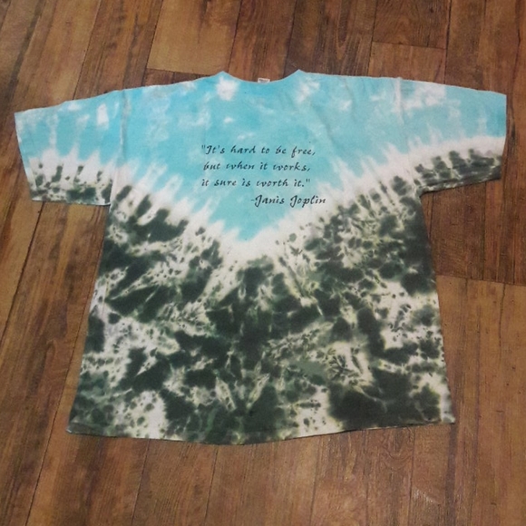 RARE VINTAGE Janis Joplin Hand Dyed By Sundog XL Hippie 70's 60's Double sided - Picture 8 of 13